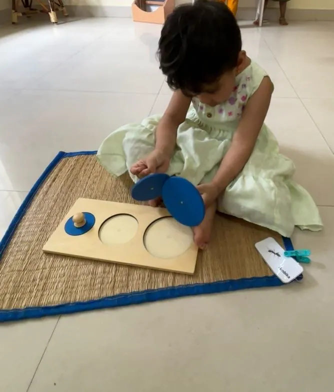 Sensorial Exploration with Montessori Materials