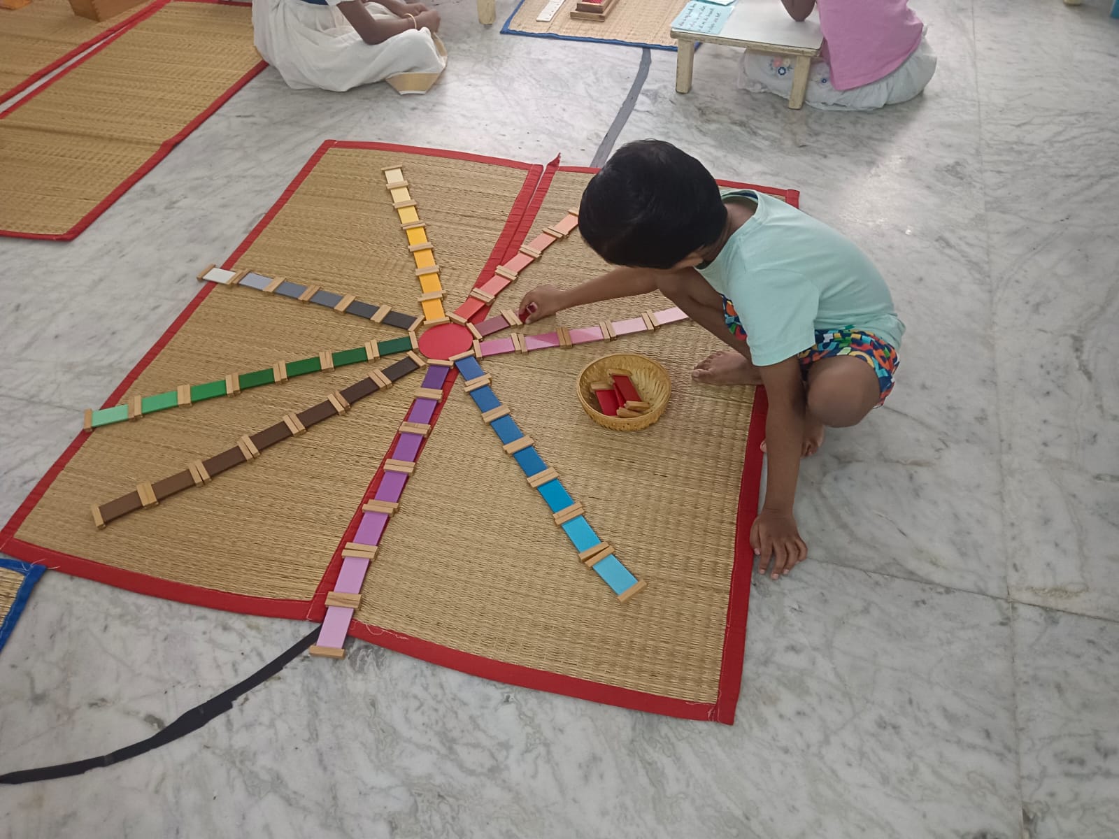Montessori materials exploration